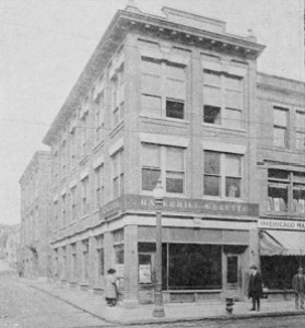 Haverhill Gazette building in 1919